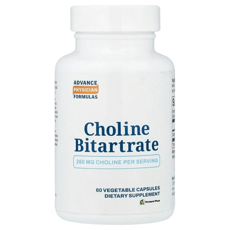 Advance Physician Formulas Choline Bitartrate, 260 mg, 60 Capsules