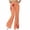 Pants-A9Orange, variant on LEKWK Flare Pants for Women Slim Fit Floral Graphic Print High Waist Bell Bottom Pants Stretchy Aesthetic Flared Yoga Pants for Festival Club Wear