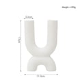 thumbnail image 5 of Candlestick Holder Ceramic Ornament Photography Home Decoration Candle Holder Nordic Home Decor Ceramic Candelabra,C, 5 of 5