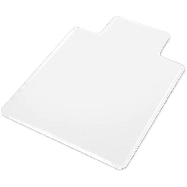 45" x 53" office desk chair floor mat for hardwood floors, clear