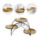 thumbnail image 2 of Metal Brackets Tea Party Serving Tray Snacks Holder Stand Pastry Serving Dessert Storage Rack, 2 of 2