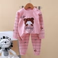 thumbnail image 2 of Caqnni Toddler Baby Boy Fall Winter Clothes Little Boy Outfit Letter Long Sleeve Sweatshirts and Jogger Pants Set Fall Winter Set for 0 6 12 18 24 M 1t 2t 3t 4t 5t 6t,2-3 Years, 2 of 7