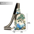 thumbnail image 2 of FORMRS Womens Crossbody Sling Bag Travel Daypack Shoulder Chest Backpack, Large Pine Tree, 2 of 7