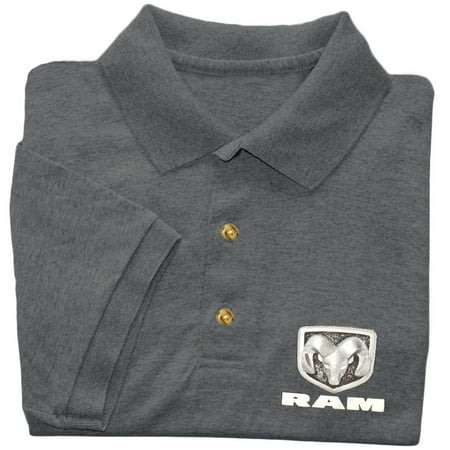 Decked Out Duds Dodge Ram Polo Shirt Mens Collared Tee