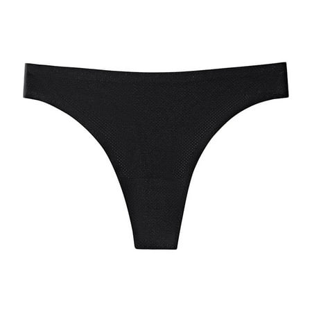 

HHei_K Women tempting Solid Color Low Waist Breathable Sensuality Panties Underwear