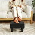 thumbnail image 2 of Gymax Modern Foot Stool w/ Storage Compact Ottoman w/Hidden Storage Space Black, 2 of 9