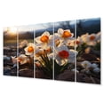 thumbnail image 2 of Designart "Daffodils landscape Sunset II" Floral Art Living Room Set, 2 of 5