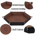thumbnail image 3 of Bandeja para dados KISLANE, plegable, hexagonal, 8 piezas de fieltro, 3 of 7