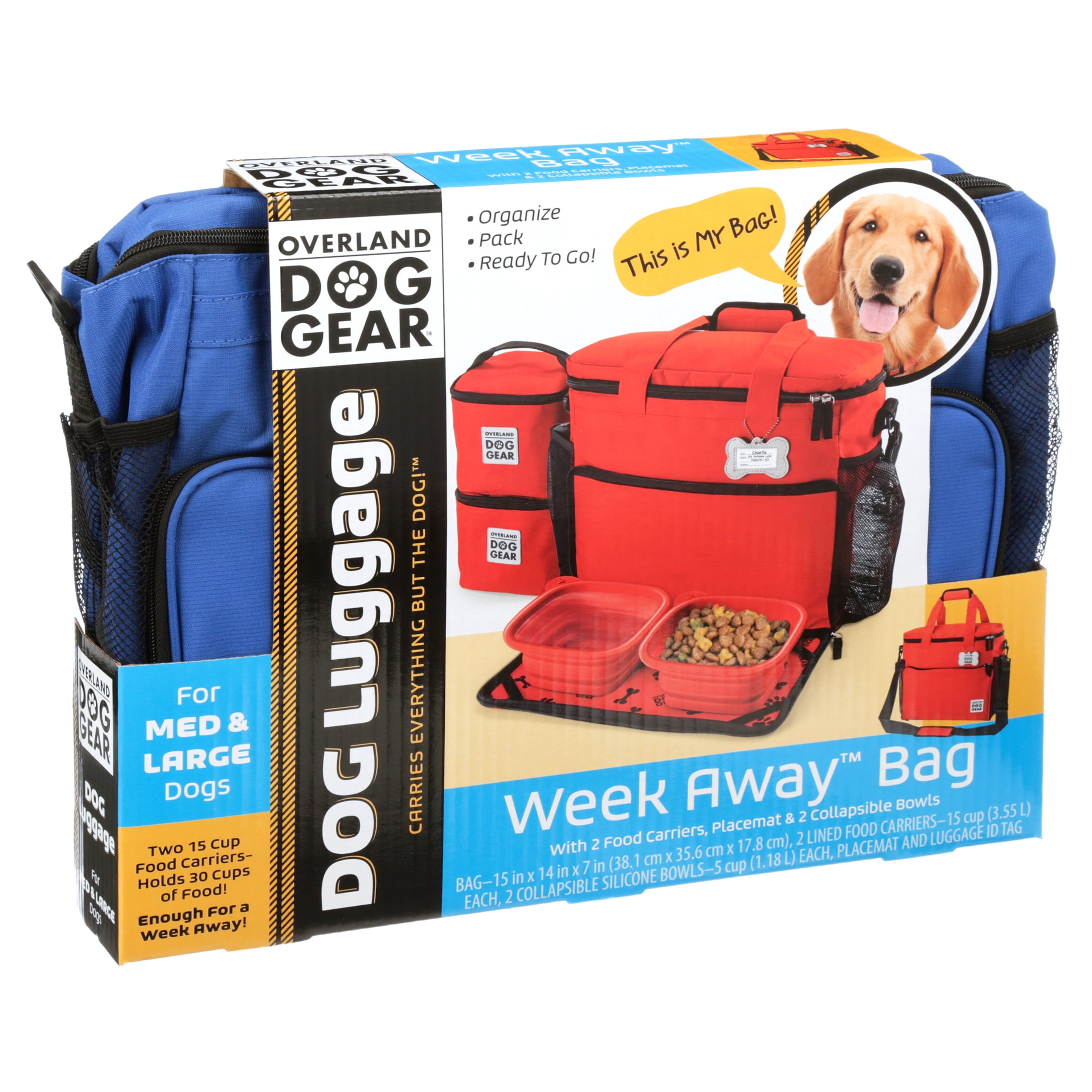 Overland dog gear week away cheap bag