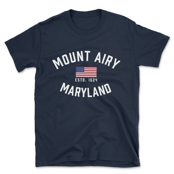 Mount Airy Maryland Patriot Men's Cotton T-Shirt