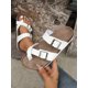 thumbnail image 3 of Women's Flat Sandals With Buckle Decoration And Toe Post, 3 of 5