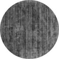 thumbnail image 1 of Ahgly Company Indoor Round Abstract Gray Contemporary Area Rugs, 5' Round, 1 of 1
