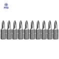 thumbnail image 3 of 10Pcs Ph1 Ph2 Ph3 Alloy Steel Screwdriver Bit Set 25Mm Drill Impact Screwdriver Drill Hex Magnetic Screw Driver Hand Tools Ph0 Smile Home, 3 of 9