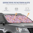 thumbnail image 7 of Picia Lovely Animals 2 Piece Car Windshield Sun Shade Foldable | Foldable Sun Shield for Front Window Blocks UV Rays and Keeps Your Vehicle Cool-Medium, 7 of 7