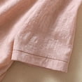 thumbnail image 6 of SBYOJLPB 3/4 Sleeved Hooded Top Women's Quarter Sleeved Shirt Summer Oversized Casual Loose Hooded Cardigan Top, 6 of 9
