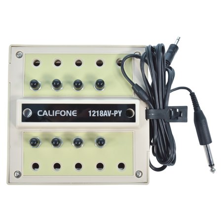 UPC: 0610356090008 | Califone 1218AV-PY 8 Position Jackbox with Volume Control  Beige