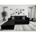 thumbnail image 2 of Sala esquinera El Bazar Store Aston Negro 260x200 cm Lino nacional Modular EL BAZAR STORE Moderna modular, 2 of 4
