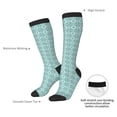 thumbnail image 6 of Fotbe Blue Print print Women's Men's Novelty Crew Socks Cotton Socks Knee High Socks for Walking,Running,Nurses,Pregnancy, 6 of 8