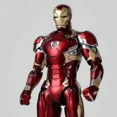 thumbnail image 2 of Figura de acción de Iron Man de Marvel, modelo de armadura Mk46, colección iluminada, 75 % de aleación, regalo, Comicave 1/12, 2 of 5