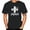 black, variant on Men's Short Sleeve Crew Neck Funny Men Cross Print T-Shirt Ideal for Golf, Tennis, or Any Outdoor Summer Activity