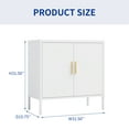 thumbnail image 3 of Metal Storage Cabinet with Doors and Adjustable Shelves, Steel Garage Storage Cabinet, 3 of 6