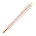 thumbnail image 4 of Stylos à Bille Minces, 2 Pcs Stylos Rétractables Métalliques Pailletés Dorés, Stylos à Bille Stylo Métallique Bling Stylo Sable Liquide Dynamique Jolis Stylos, 4 of 7