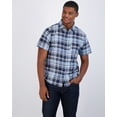 thumbnail image 2 of Real Essentials 3-Pack: Men's Regular-Fit Short Sleeve Poplin Button Down Shirt with Pocket (Available in Big & Tall), 2 of 6