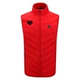 thumbnail image 2 of guisaled Heated Vest for Men Women Fashion Solid Electric Sleeveless Jacket Warm Waterproof Camping Hunting Adjustable Heating Vest, 2 of 3