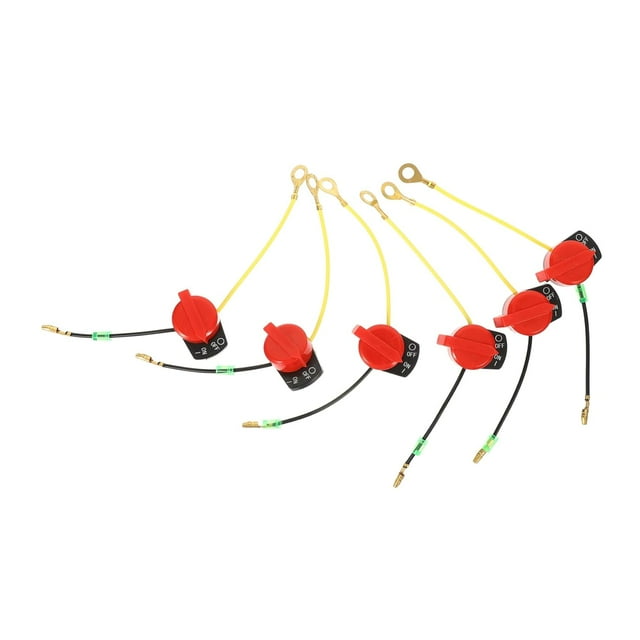 HUGFEGWE 6pcs Kill Switch Pump Switch Garden Tractor Switch Garden Tractor on Off Switch On Off Switch Stop Pump on Off Stop Switch Stop Switch for Garden Tractor Switch for Generators CJB91-58717