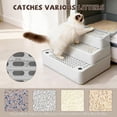 thumbnail image 5 of Adjustable Litter Box Step Ramp, 3-Step Litter Catcher Tray, for Auto Litter Robots, Easy Clean, for Kittens and Senior Cats, 5 of 8