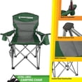 thumbnail image 5 of Wakeman Outdoors Oversized Camping Chair with 300lb Capacity - Heavy Duty Folding Chair, Green, 5 of 10