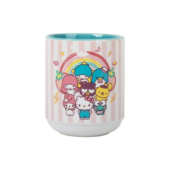 Sanrio Hello Kitty and Friends Asian Ceramic Tea Cup | Holds 12 Ounces