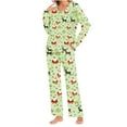 thumbnail image 5 of Fznquz Womens Pajama Sets Soft Christmas 2 Piece Sleepwear Top and Pants Long Sleeve Womens Pj, 5 of 8