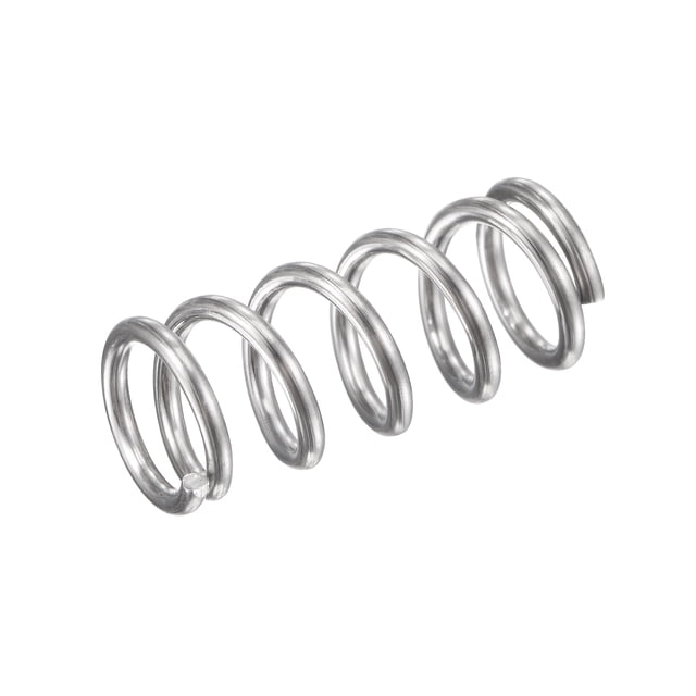Unique Bargains Ressort de Compression en Acier Inoxydable 304 9mmx1.2mmx20mm Capacité de Charge 61.8N 10 Pcs