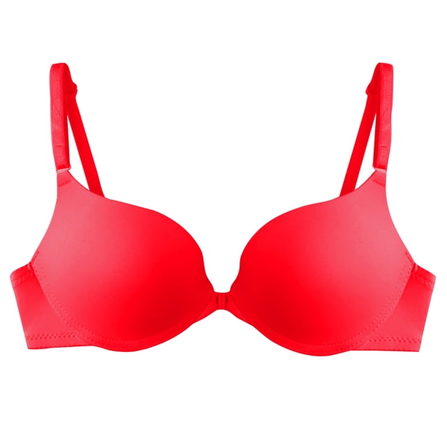 RKSTN Bras for Women Wireless Comfy Full Coverage Lightly Bras V-Neck Halter V Neck Front Open Solid Color Smoothing Everyday Bras