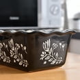 thumbnail image 2 of Loaf Pan Bread Pan Ceramic loaf pans for baking Porcelain Baking Pans Nonstick Black, 2 of 8
