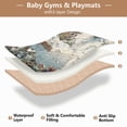 thumbnail image 5 of WOBOGO Elegant Snowman Baby Playmats Extra Large Waterproof Rollable Activity Pads for Toddlers 50×50inch, 5 of 7