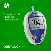 OneTouch Ultra Test Strips - 120 Count - Diabetic Test Strips for Blood Glucose Meter & Daily Blood Sugar Levels - 60 Count/Pack (2 Pack)