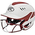 thumbnail image 2 of Rawlings Velo Junior 2-Tone Softball Batting Helmet w Faceguard, 2 of 3