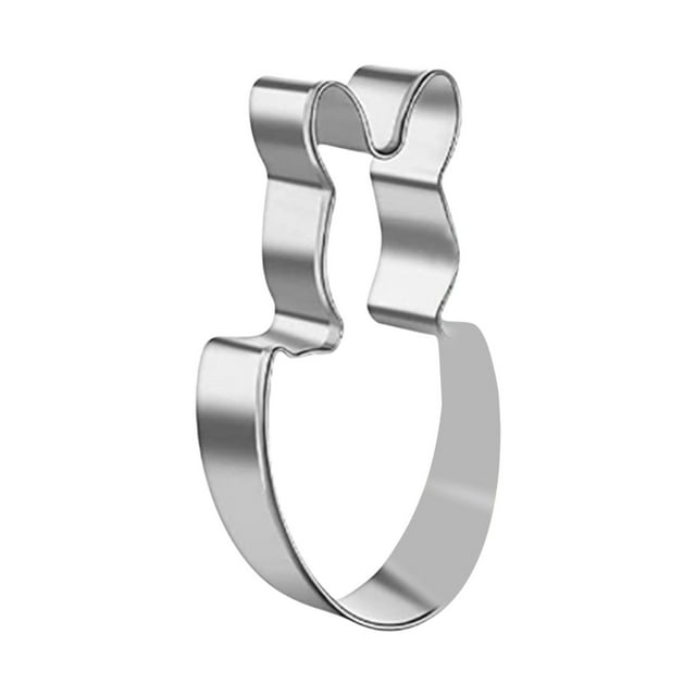 Kjfeif Cookie Cutter Set Easter Bunny Cookie Cutter, StainlessSteel Cookie Cutter Shapes Including Egg, Carrot, Bunny, Chick and Bunny, Holiday Themed Cutter for Baking