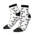 thumbnail image 3 of Salouo Dachshund Dog Puppy Pattern Unisex Middle Tube Socks,Middle-Finger Knee High Socks Over The Calf Tube Stocking Crew Stockings for Women and Men Tube Socks, 3 of 8
