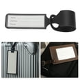 thumbnail image 5 of Unique Bargains 1 Pc Portable Luggage Tag for Travelling Black Polyurethane, 5 of 5