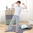 thumbnail image 5 of Wobogo Dinosaur Tropical Plants Long Pajama Pants Bottoms Soft Sleepwear with Pockets, 5 of 9