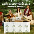 thumbnail image 3 of ALLPOWERS 600W Continuous / 1200W Peak Portable Power Station, 3 of 10