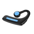thumbnail image 2 of Auriculares de conducción ósea Bluetooth 5.1 de 170 mAh con gancho para la oreja, deportivos, con función de control de voz, resistentes al sudor, para conducir, gimnasios, Negro y azul, 2 of 9