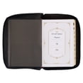 thumbnail image 3 of KJV Study Bible, Standard Print Faux Leather - Thumb Index, King James Version Holy Bible, Burgundy/Black, Zipper Closure, 3 of 5