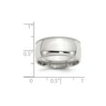 thumbnail image 2 of SS 10mm Comfort Fit Milgrain Size 7.5 Band in Sterling Silver, 2 of 2
