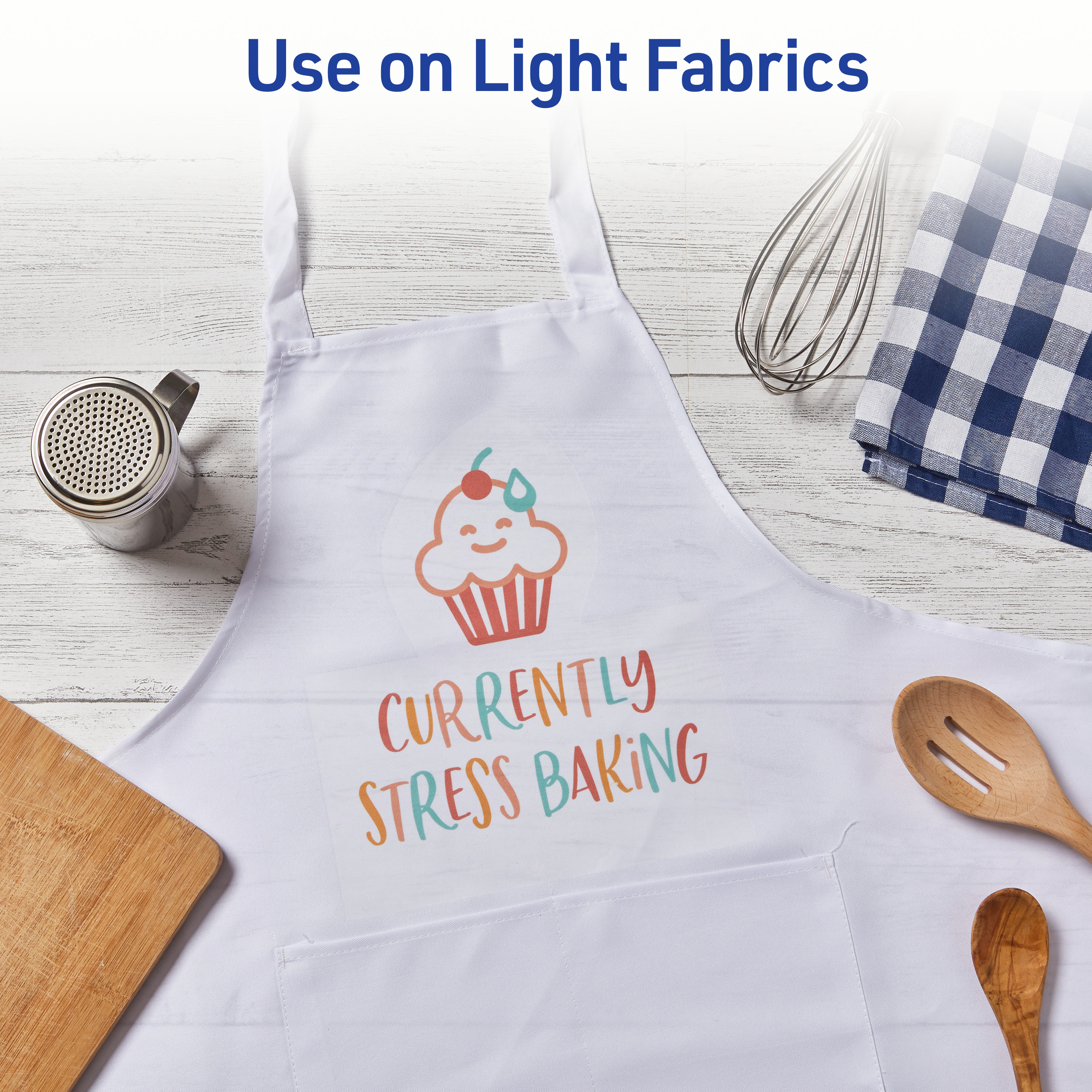 Avery Heat Transfer Paper for Light Fabrics, 18 Sheets (8938)