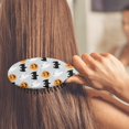 thumbnail image 3 of Halloween Pumpkin Ghost Bat Pattern Hair Brush,Girls Detangling Hair Brush,Glide Through Tangles with Ease for Wet & Dry Hair,8.8"X2.8", 3 of 7