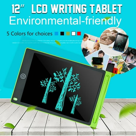12 inch Lightweight Erasable Digital Writing / Drawing Graphic LCD Tablet Graphics Board Drawing Tablets Electronic Handwriting Notepad Board Christmas Gifts